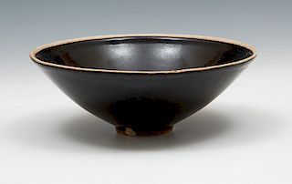 Ding-Type Black Glazed Ding Bowl