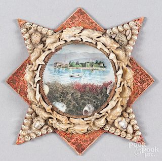 Sailor's shell star diorama