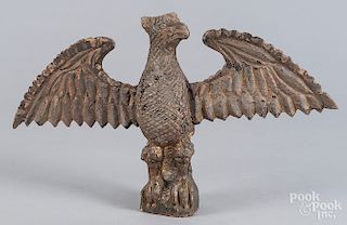 Carved pine eagle, in the style of Schimmel