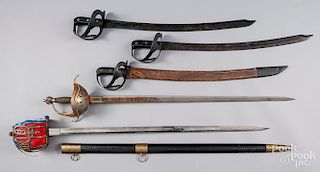 Five swords