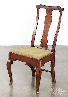 Pennsylvania Queen Anne walnut dining chair