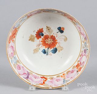 Chinese export Imari palette bowl