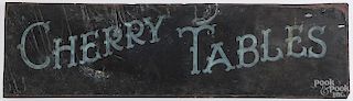 Two painted sheet copper trade signs