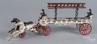 Painted cast iron ladder wagon