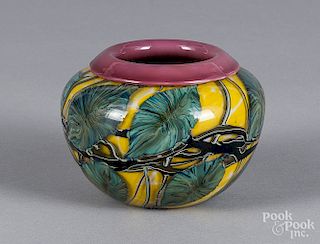 David Lotton art glass vase