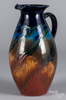 Orcas Island studio pottery pitcher