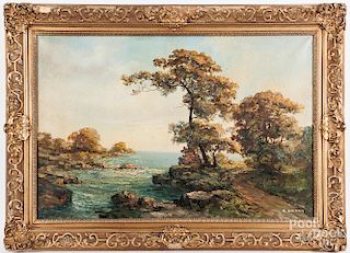 Rudolph Eicher oil on canvas landscape