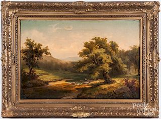 William Langworthy oil on canvas landscape
