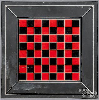 Painted slate gameboard
