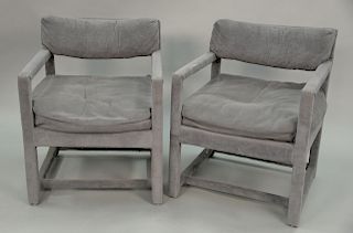 Pair of Milo Baughman lounge chairs.