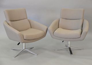 Pair of chairs attributed to Nicos Zographos.