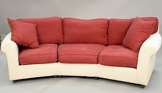 Lee Industries sofa with curved back. lg. 109in.