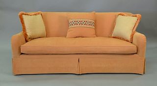 Custom upholstered sofa. lg. 77in.
