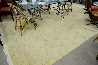 Contemporary Oriental carpet (one light stain). 9'9" x 13'4"