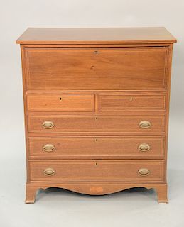 Federal style butler's desk. ht. 41in., wd. 35in.