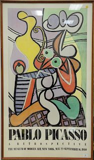 After Pablo Picasso (1881-1973), lithograph/poster, A Retrospective The Museum of Modern Art, New York, May 22- September 16, 1980, ...
