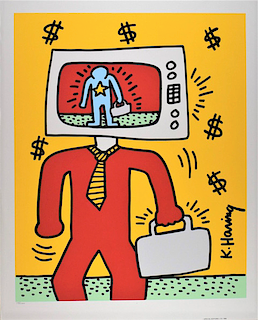 Poster 1, Limited Edition by Keith Haring in 1990