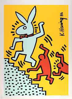 Poster 3 by Keith Haring