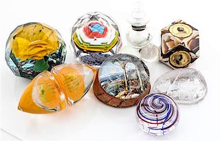 A Group of Antique Paperweights
