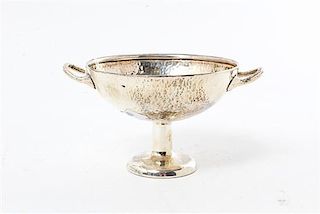 A Greek Silver Model of a Kylix, , with a fitted box.