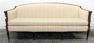 * A Federal Style Sofa Width 76 1/2 inches.