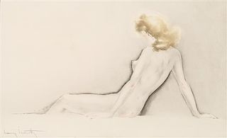 Louis Icart, (French, 1888-1950), Reclining Nude