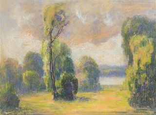 Francesco Spicuzza, (American, 1883-1962), Tree Landscape
