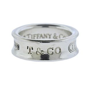 Tiffany &amp; Co Sterling Silver 1837 Band Ring 