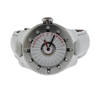 Carrera Y Carrera Diamond Steel Watch No. 0436