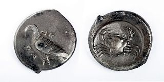 Greek Silver AR Didrachm of Sicily - 8.2 g