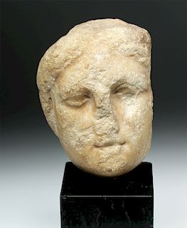 Hellenistic Greek Marble Head of Female