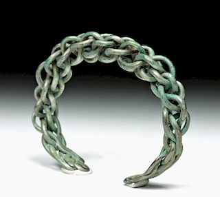 Viking / Norse White Bronze Bracelet