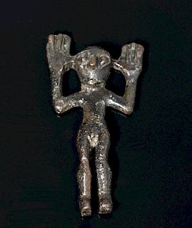 Ancient Dagestan White Bronze Idol