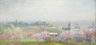 Hobson Pittman (1900-1972) "Spring", oil painting