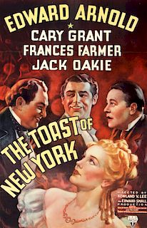 Period Film Poster, "The Toast of New York"
