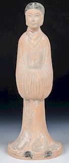 Chinese Terracotta Maiden, Tang D