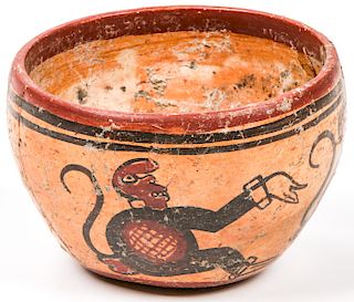 Mayan Ulua Valley Pottery Bowl, 550-950 AD
