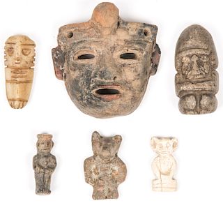 6 Pre-Columbian Relics
