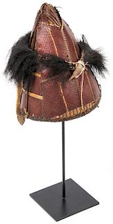 Naga Headhunter Hat, Early to Mid 20th C., India