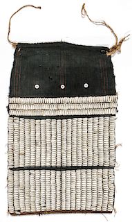 Chang Naga Tribe Cowry Shell Apron, Early 20th C., India
