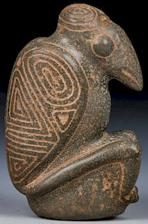 Taino Seated Bird Man or Shaman (1000-1500 CE)