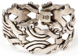 Fine Mexican Sterling Silver Bracelet