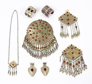 Collection of Antique Jewelry, Turkmenistan