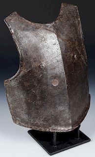 Spanish Colonial Forged Iron Armor Breast Plate