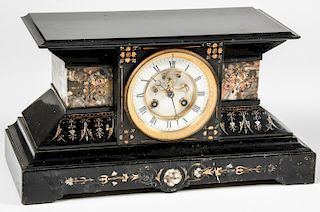 Victorian Marble Mantle Clock