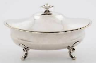 Jacob Tostrup Silver Bowl and Lid
