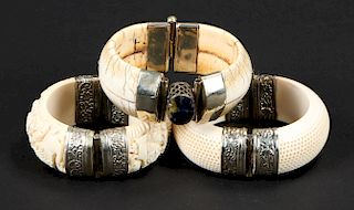 3 Assorted Antique Bracelets