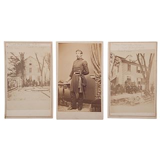 Large Civil War Collection of New Bern, NC Images, Incl. Captain Edward D. Messinger, 35th New York Infantry, and his Headquarters