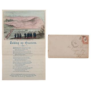 Private Daniel C. Taylor, New York 46th Infantry, Civil War Archive Incl. Letters and Photographs