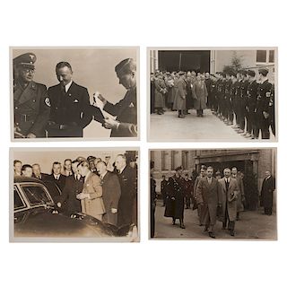 Duke of Windsor's 1937 Visit to Nazi Germany and the Mercedes Benz Factory, Collection of 23 Photographs